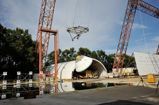 Orion SPLASH P1 Test 7 Swing Test at NASA Langley Research Cente