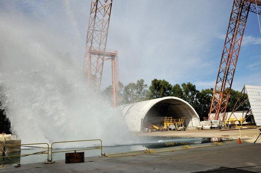 Orion SPLASH P1 Test 7 Swing Test at NASA Langley Research Cente