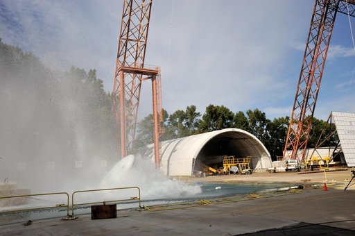 Orion SPLASH P1 Test 7 Swing Test at NASA Langley Research Cente