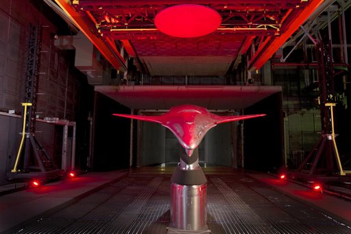 Hybrid Wing Body Acoustic Test in 14x22 Tunnel