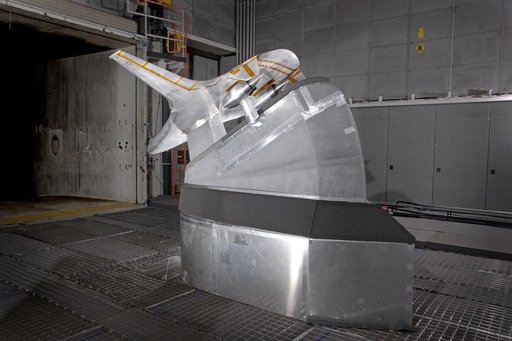 Hybrid Wing Body Acoustic Test in 14x22 Tunnel