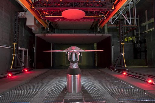 Hybrid Wing Body Acoustic Test in 14x22 Tunnel