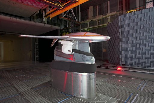 Hybrid Wing Body Acoustic Test in 14x22 Tunnel