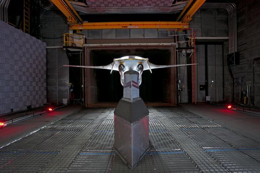 Hybrid Wing Body Acoustic Test in 14x22 Tunnel