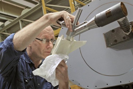 Dream Chaser Model Being Tested at Langley Research Center (LaRC