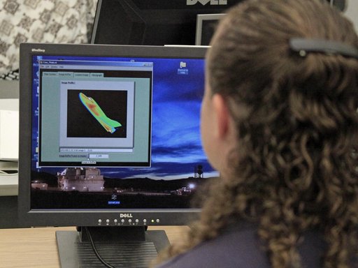 Dream Chaser Model Being Tested at Langley Research Center (LaRC
