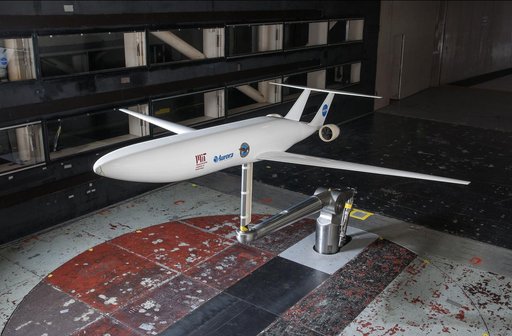 MIT N+3 D8 1/11 Scale Model in the 14x22 Foot Subsonic Tunnel