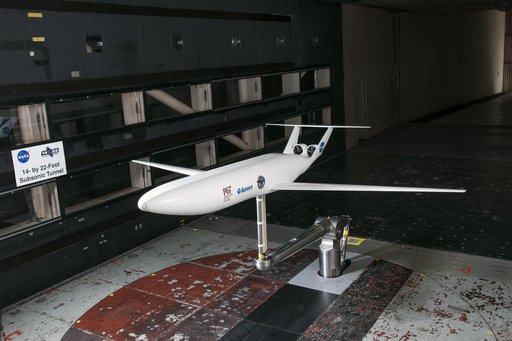 MIT N+3 D8 1/11 Scale Model in the 14x22 Foot Subsonic Tunnel