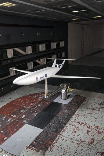 MIT N+3 D8 1/11 Scale Model in the 14x22 Foot Subsonic Tunnel