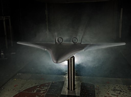 Hybrid Wing Body Particle Image Velocimetry Test in LaRC 14x22 F