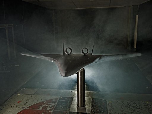 Hybrid Wing Body Particle Image Velocimetry Test in LaRC 14x22 F