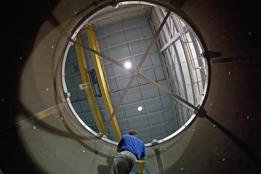 13.1 Foot Diameter Fluted-Core Sandwich Composite Test Article