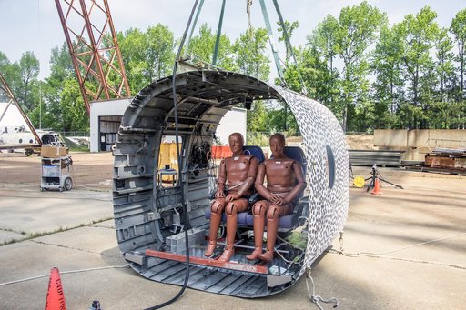 TRACT 2 Frame Drop Test AT NASA Langley Research Center's Landin