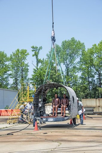 TRACT 2 Frame Drop Test AT NASA Langley Research Center's Landin