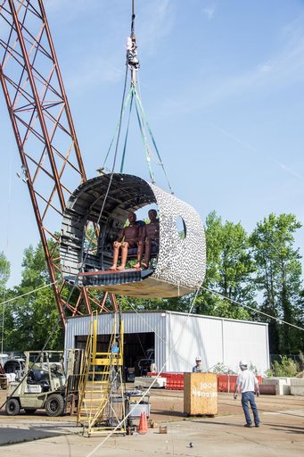 TRACT 2 Frame Drop Test AT NASA Langley Research Center's Landin