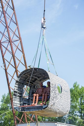 TRACT 2 Frame Drop Test AT NASA Langley Research Center's Landin