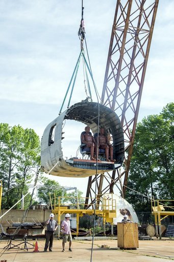 TRACT 2 Frame Drop Test AT NASA Langley Research Center's Landin