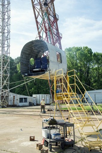 TRACT 2 Frame Drop Test AT NASA Langley Research Center's Landin
