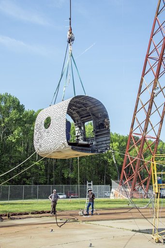 TRACT 2 Frame Drop Test AT NASA Langley Research Center's Landin