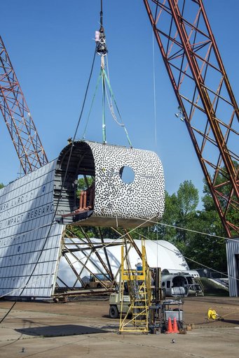 TRACT 2 Frame Drop Test AT NASA Langley Research Center's Landin