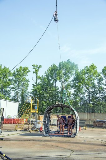 TRACT 2 Frame Drop Test AT NASA Langley Research Center's Landin