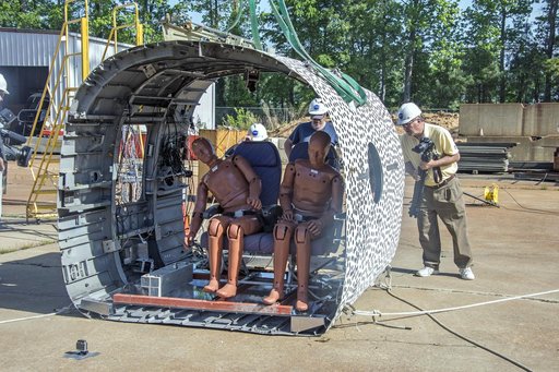 TRACT 2 Frame Drop Test AT NASA Langley Research Center's Landin