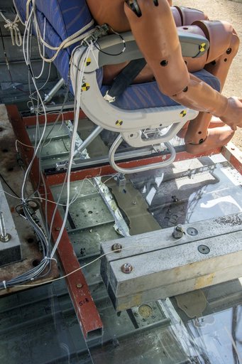 TRACT 2 Frame Drop Test AT NASA Langley Research Center's Landin