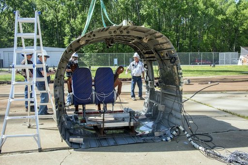 TRACT 2 Frame Drop Test AT NASA Langley Research Center's Landin