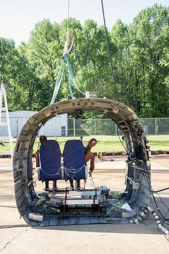 TRACT 2 Frame Drop Test AT NASA Langley Research Center's Landin