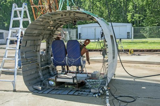 TRACT 2 Frame Drop Test AT NASA Langley Research Center's Landin