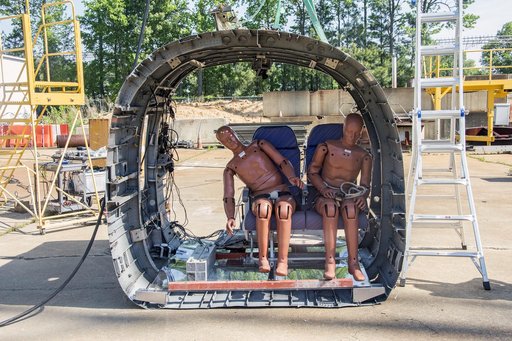 TRACT 2 Frame Drop Test AT NASA Langley Research Center's Landin