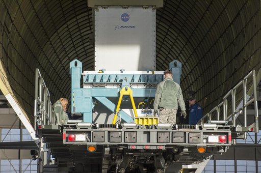 Super Guppy arrival and (MBB) Multi-Bay Box Delivery ; Super Gup