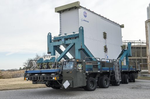 Super Guppy arrival and (MBB) Multi-Bay Box Delivery ; Super Gup