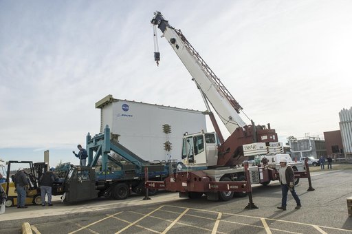 Super Guppy arrival and (MBB) Multi-Bay Box Delivery ; Super Gup