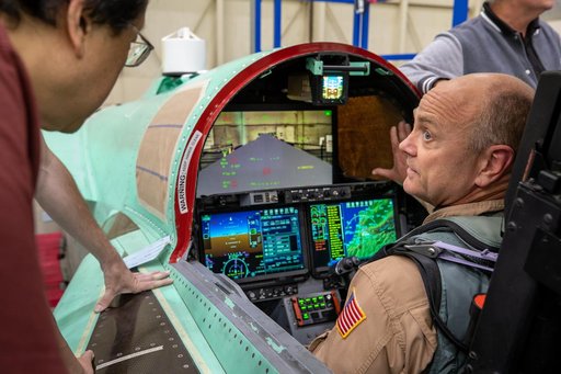 Quesst Mission- NASA Test Piot Nils Larson Inspects X-59’s Cockpit