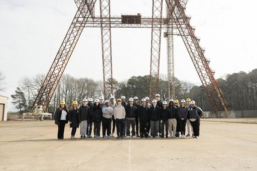 Old Dominion University's (MEESA) Lab School Students Tour Gantry