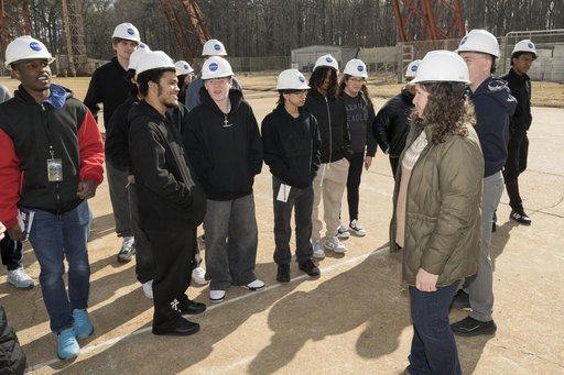 Old Dominion University's (MEESA) Lab School Students Tour Gantry