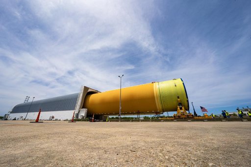 NASA Rolls Out Artemis III Moon Rocket Core Stage