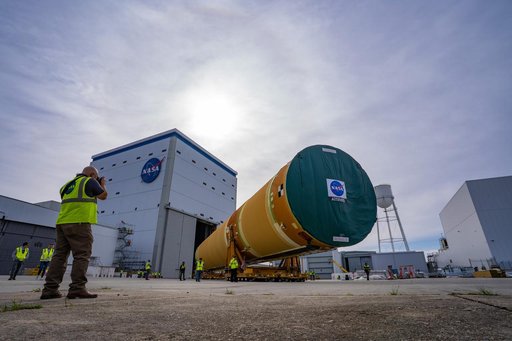 NASA Rolls Out Artemis III Moon Rocket Core Stage