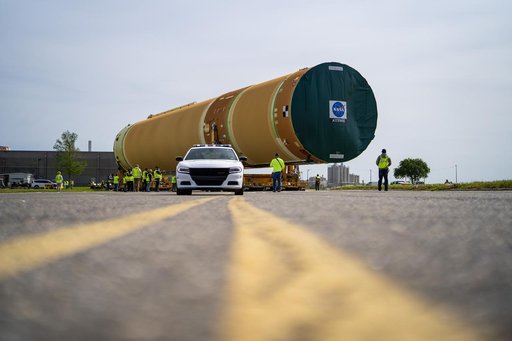NASA Rolls Out Artemis III Moon Rocket Core Stage