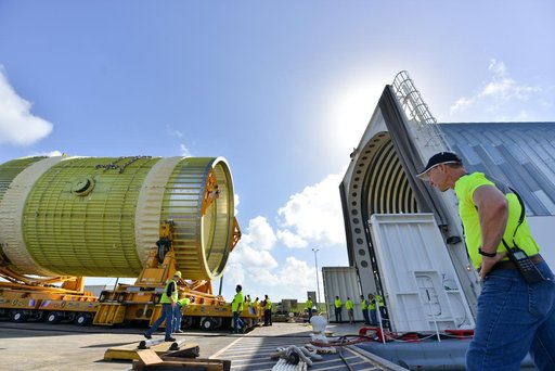 Intertank STA prepped before load onto Pegasus Barge