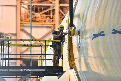 Space Launch System Liquid Oxygen Tank Test Article Manufacturing at NASA’s Michoud Assembly Facility