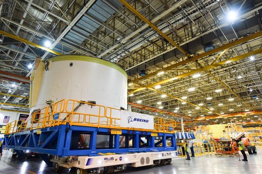 Engine Section for NASA’s SLS Rocket Moved for Final Integration