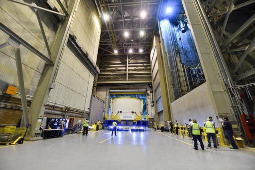 Engine Section for NASA’s SLS Rocket Moved for Final Integration