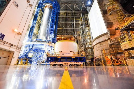Engine Section for NASA’s SLS Rocket Moved for Final Integration