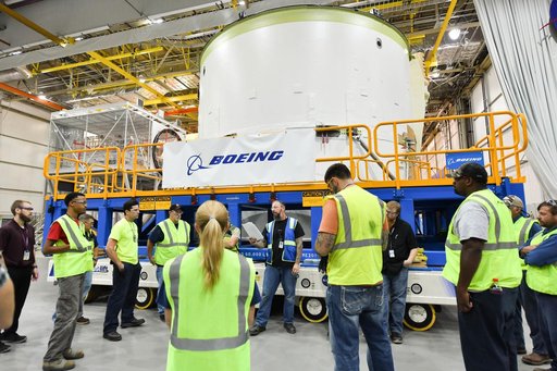 Engine Section for NASA’s SLS Rocket Moved for Final Integration