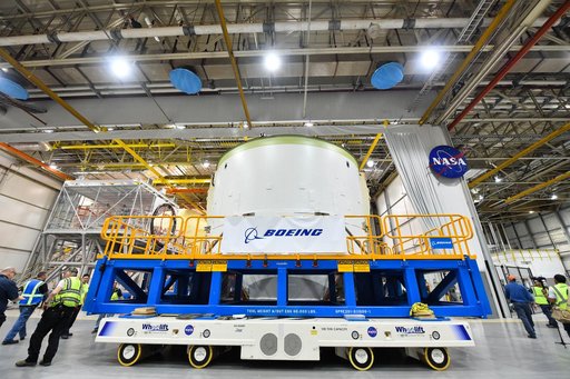 Engine Section for NASA’s SLS Rocket Moved for Final Integration