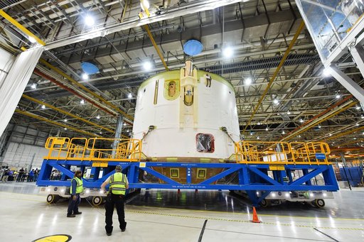 Engine Section for NASA’s SLS Rocket Moved for Final Integration