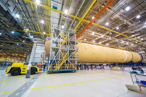 NASA joins last of five sections for Space Launch System Rocket stage-1