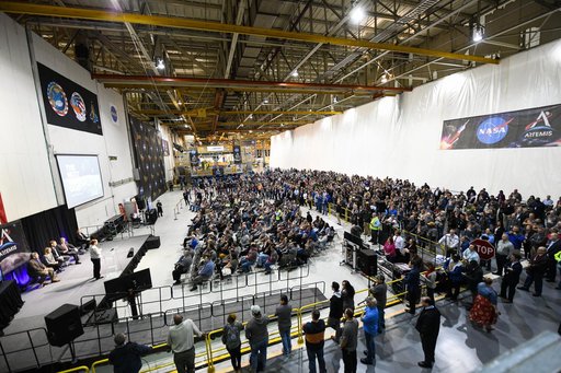 NASA Moves First Artemis SLS Rocket Stage from NASA’s Factory to Barge